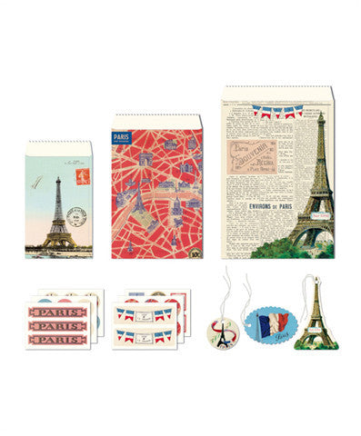 Cavallini Petite Parcel Vintage Paris Set