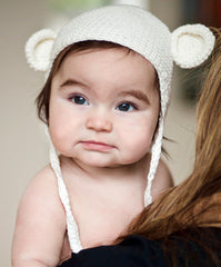 Crochet Bear Baby Toque