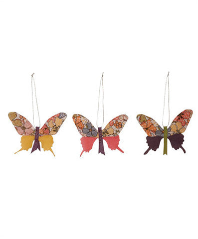 Maileg Decorative Butterfly Ornaments, Set of Six