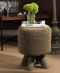 Equestrian Woven Footstool