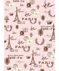 Decorative Wrap Pink Paris