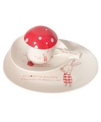 Maileg Bunny Honey Melamine Five Piece Baby Set