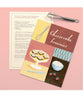 Chocolicious! Recipe Portfolio Notecards