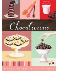 Chocolicious! Recipe Portfolio Notecards