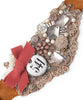 Elements by Jill Schwartz What's Your Number Leather Bracelet