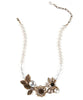 Elements by Jill Schwartz Leaf Crystal Necklace