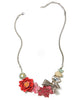 Elements by Jill Schwartz Red Flower Necklace