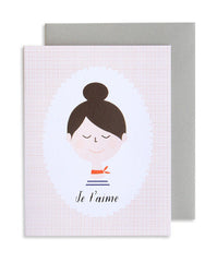 Je T'Aime Greeting Card