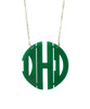 Acrylic Block Monogram Necklace