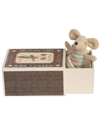 Maileg Baby Boy Mouse in Matchbox